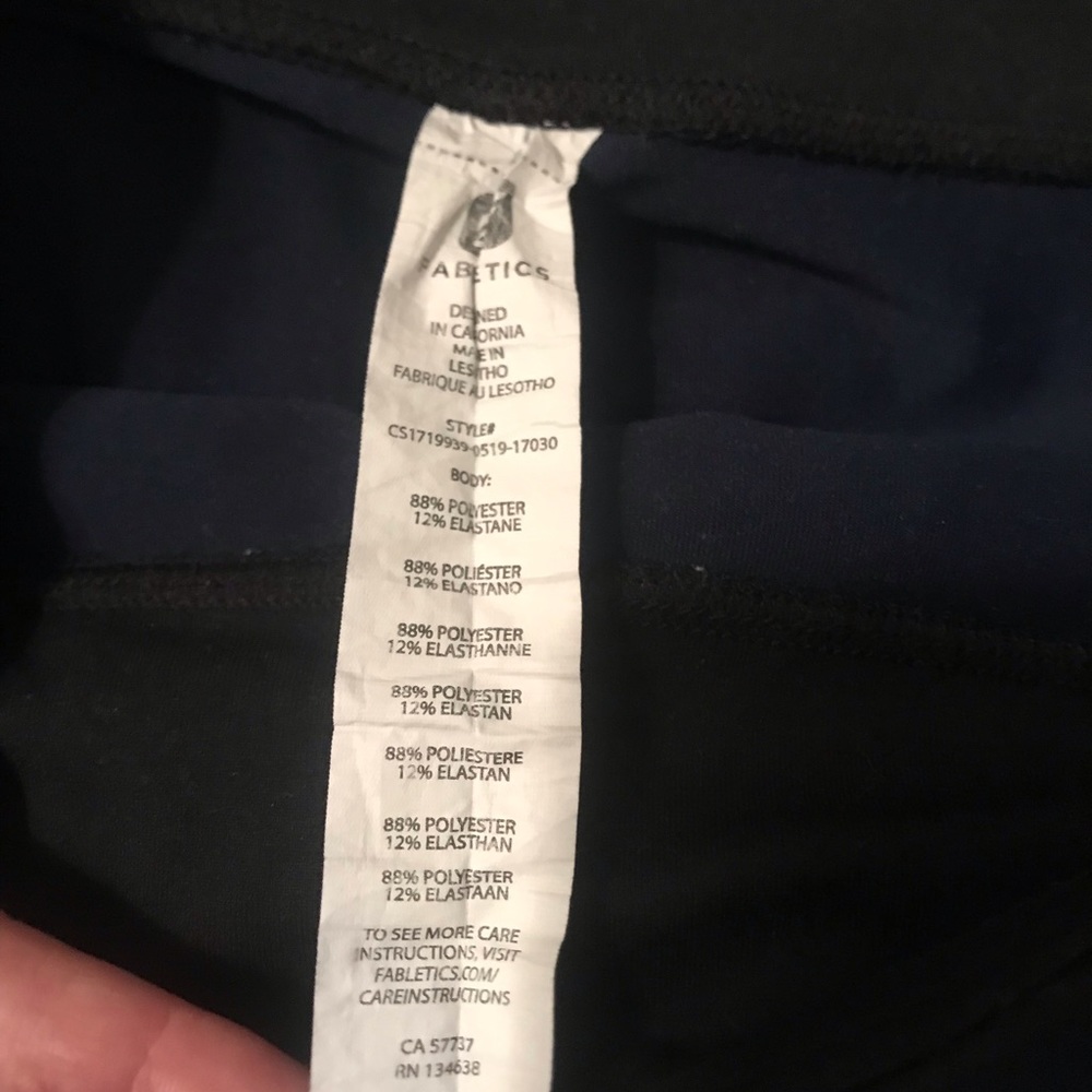 Fabletics Work Out Pants Size Small. - image 3
